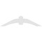 Ekena Millwork Archdale Architectural Grade PVC Gable Bracket, 60"W x 15"H x 2"D x 6"F, 6/12 Pitch GBP060X15X0206ARC00 - alternate 3
